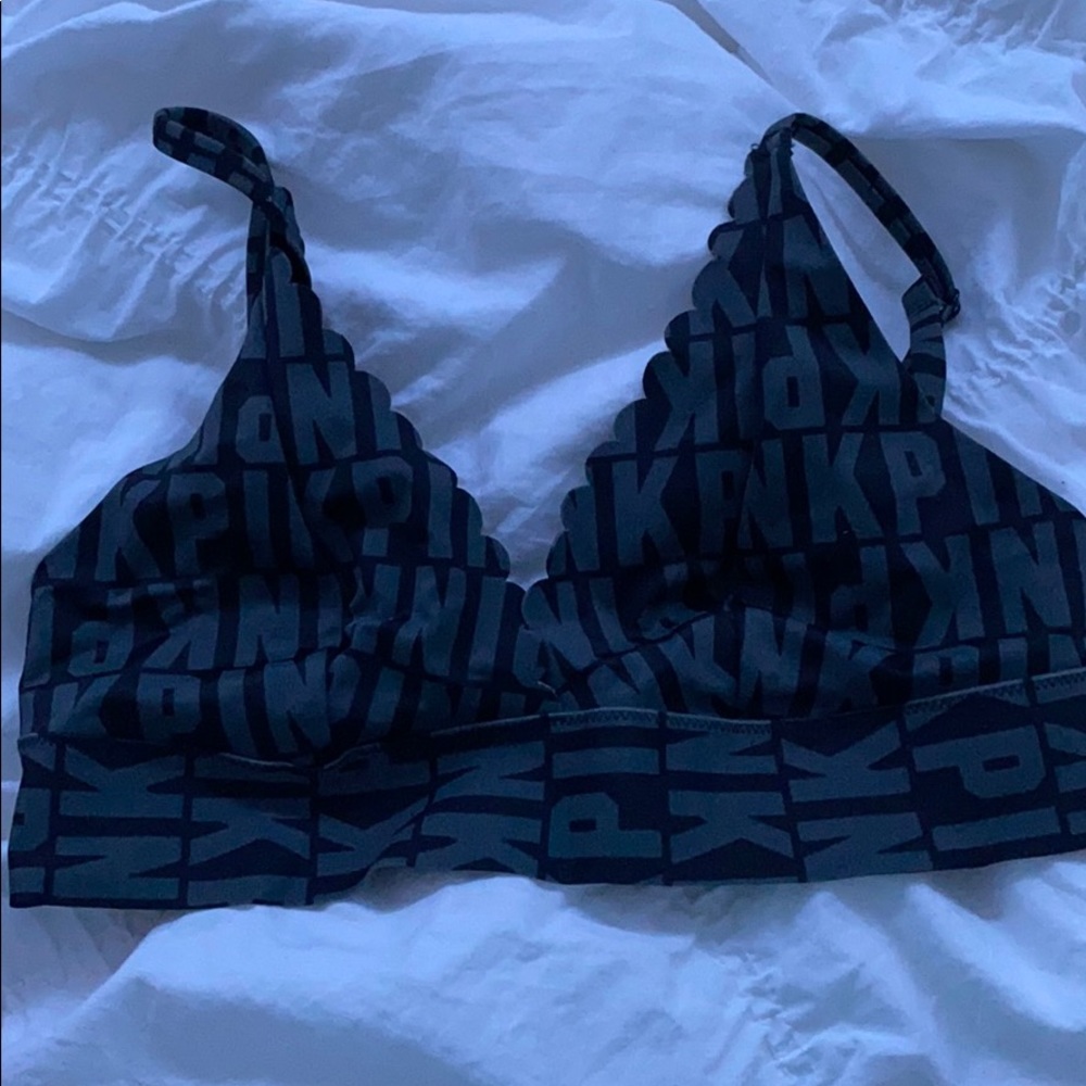 pink bralette/ swim top